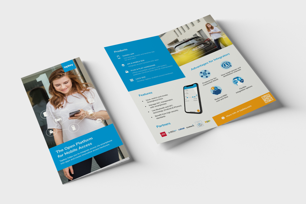 Mockup of Tapkey folder